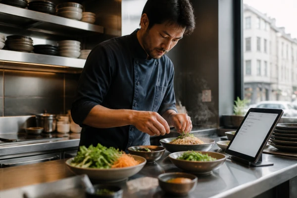 Commande en ligne cuisine asiatique Vénissieux